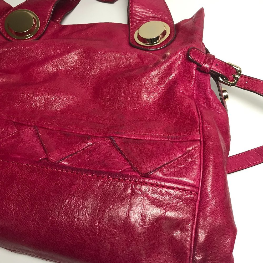 GUSTTO Handbag Genuine Leather Beautiful Color